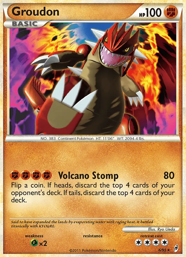 Groudon (Richiamo delle Leggende #6/95)