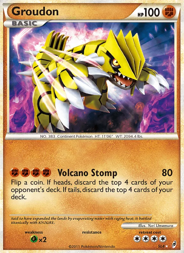 Groudon (Call of Legends #SL4/95)