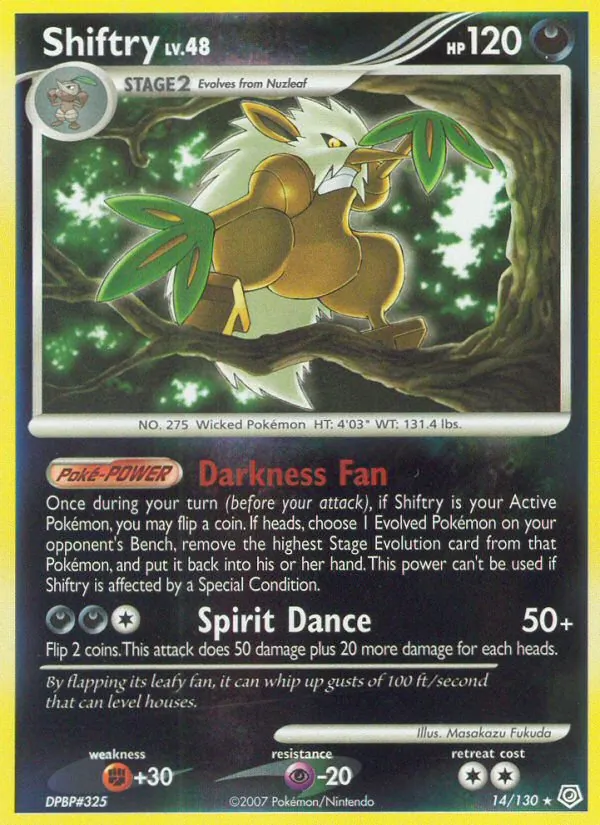 Shiftry (Diamond & Pearl #14/130)