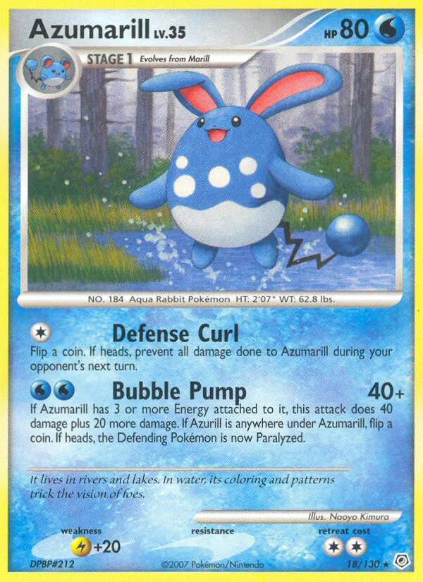 Azumarill (Diamond & Pearl #18/130)