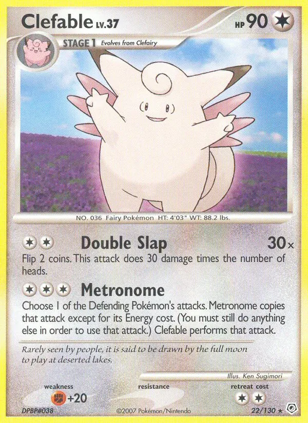 Clefable (Diamond & Pearl #22/130)