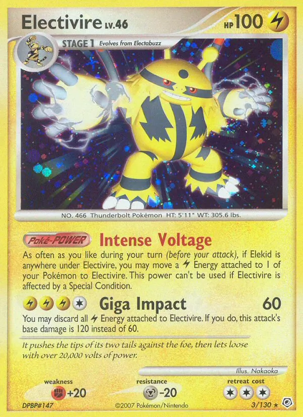 Electivire (Diamond & Pearl #3/130)
