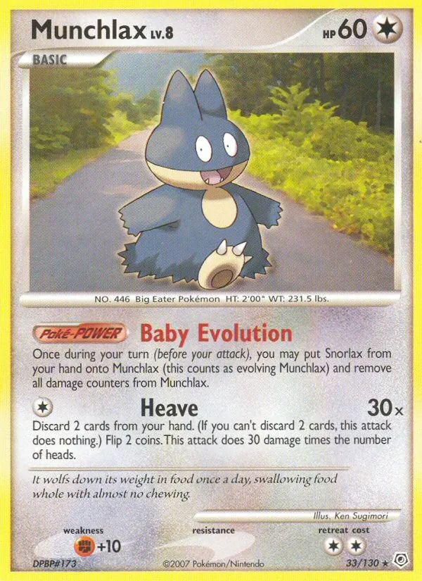 Munchlax (Diamond & Pearl #33/130)