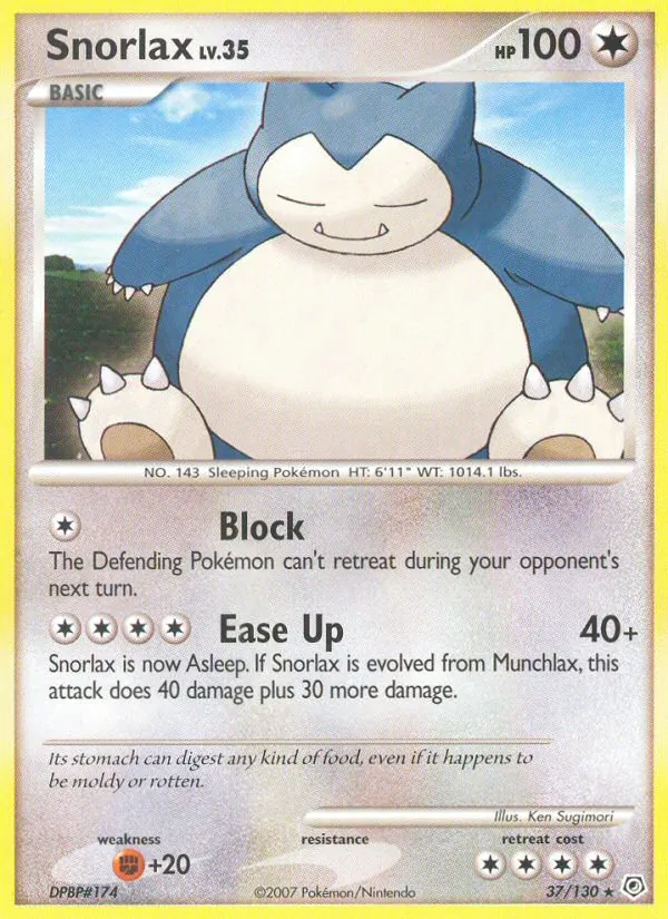 Snorlax (Diamond & Pearl #37/130)