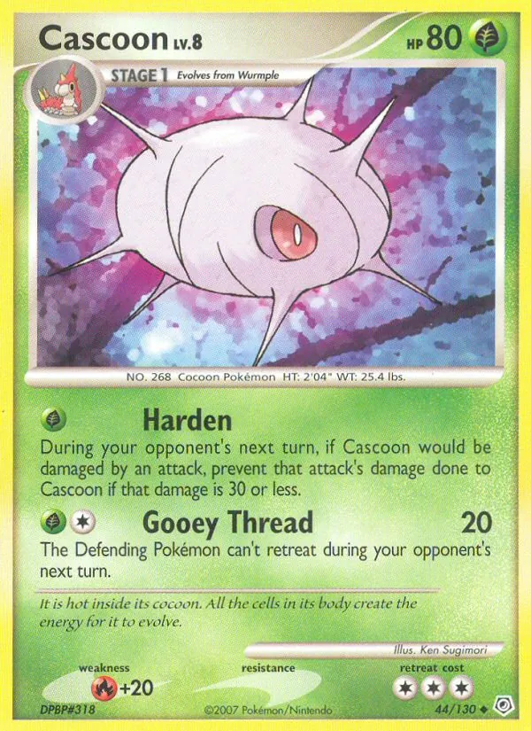 Cascoon (Diamond & Pearl #44/130)
