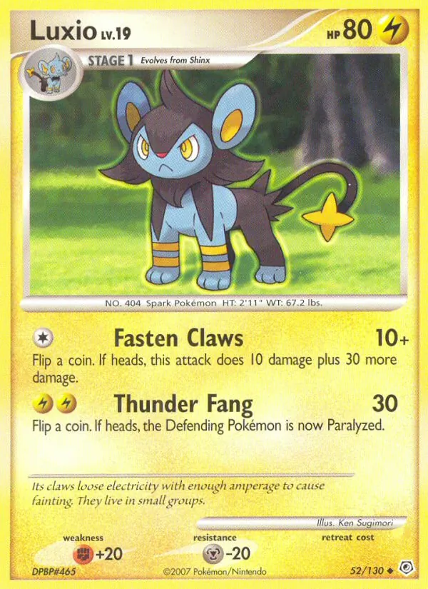 Luxio (Diamond & Pearl #52/130)