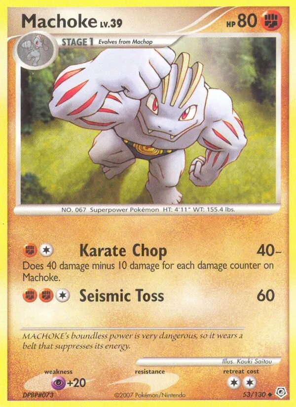 Machoke (Diamond & Pearl #53/130)
