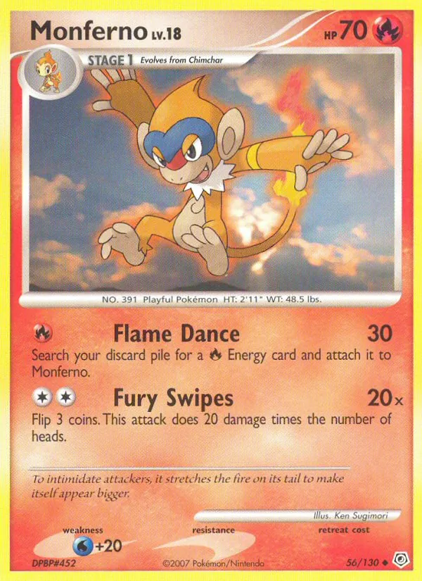 Monferno (Diamond & Pearl #56/130)