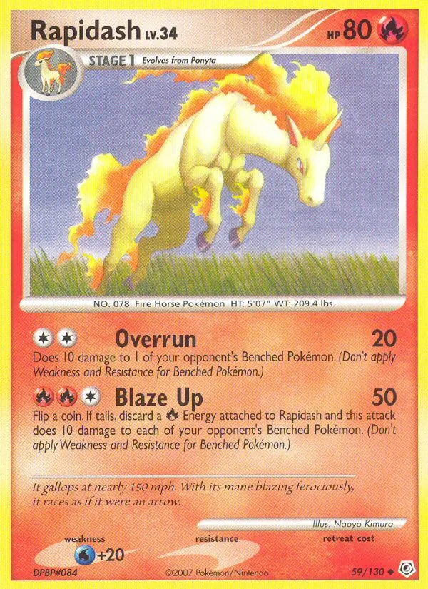 Rapidash (Diamond & Pearl #59/130)