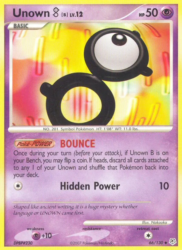 Unown B (Diamond & Pearl #66/130)