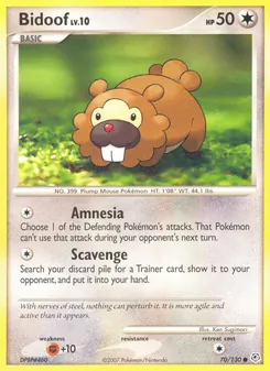 Bidoof (Diamond & Pearl #70/130)