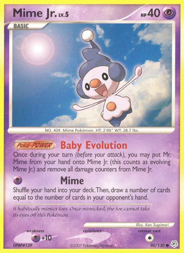 Mime Jr. (Diamond & Pearl #90/130)