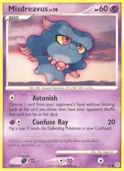 Misdreavus (Diamond & Pearl #91/130)