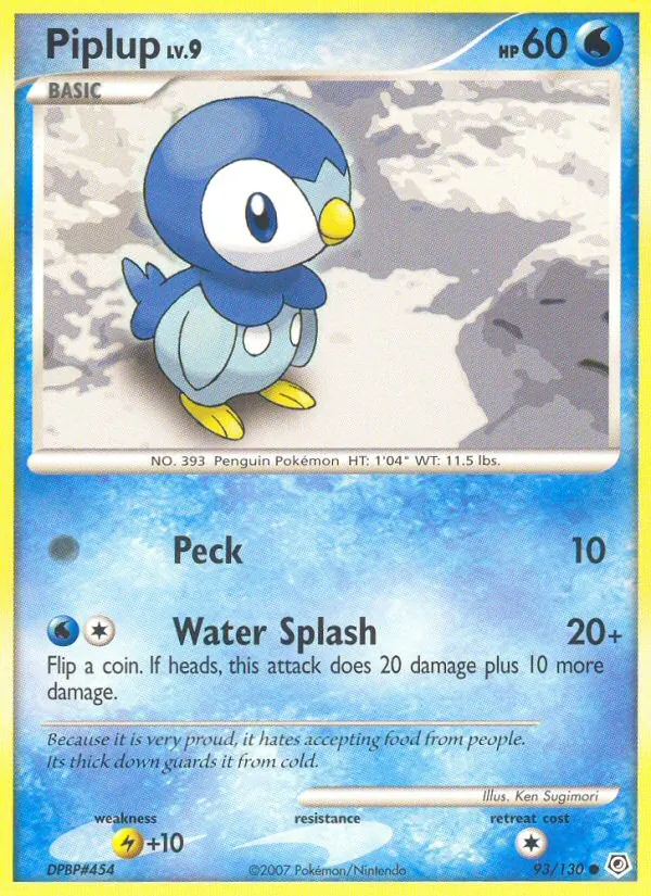 Piplup (Diamond & Pearl #93/130)