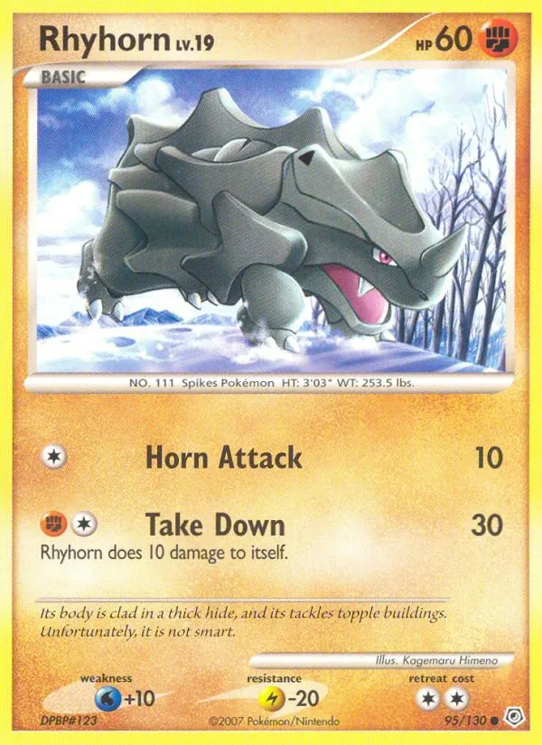 Rhyhorn (Diamond & Pearl #95/130)
