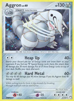 Aggron (Mysterious Treasures #1/123)