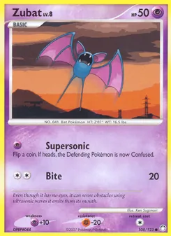 Zubat (Mysterious Treasures #108/123)