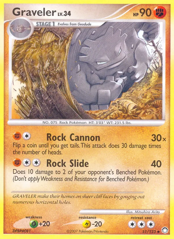 Graveler (Mysterious Treasures #51/123)
