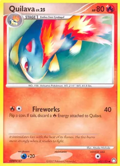 Quilava (Mysterious Treasures #60/123)