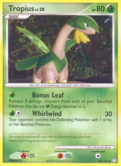 Tropius (Mysterious Treasures #64/123)