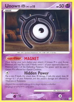 Unown M (Mysterious Treasures #66/123)