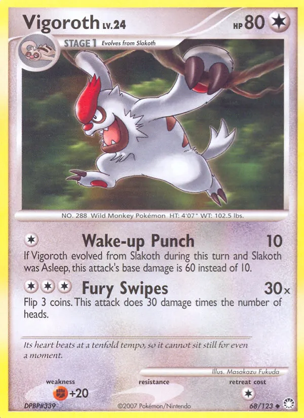 Vigoroth (Mysterious Treasures #68/123)