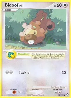 Bidoof (Mysterious Treasures #73/123)