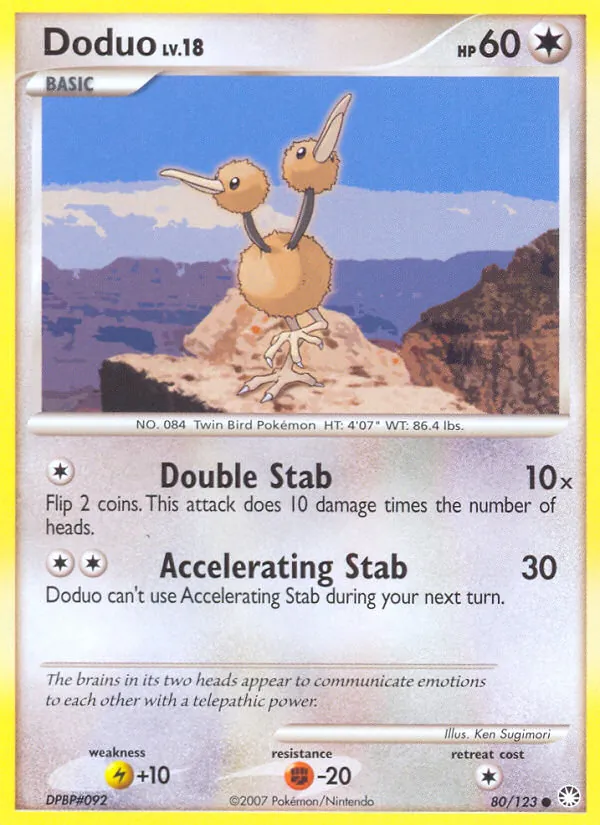 Doduo (Mysterious Treasures #80/123)