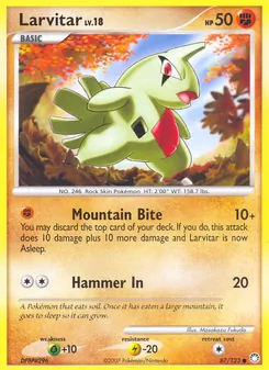 Larvitar (Mysterious Treasures #87/123)