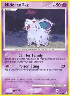 Nidoran♀ (Mysterious Treasures #91/123)