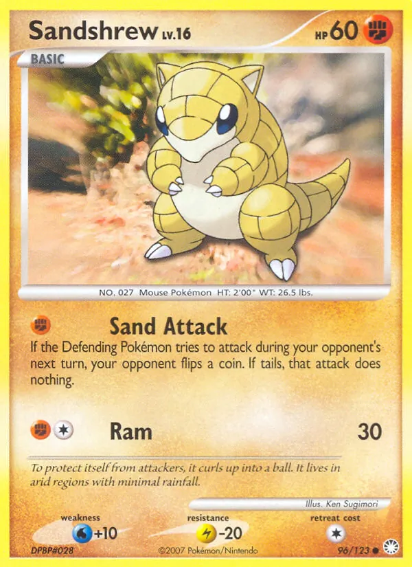 Sandshrew (Mysterious Treasures #96/123)