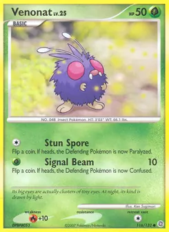 Venonat (Secret Wonders #116/132)