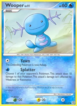 Wooper (Secret Wonders #118/132)