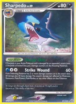 Sharpedo (Secret Wonders #37/132)