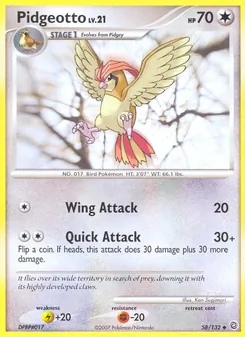 Pidgeotto (Prodigi Segreti #58/132)