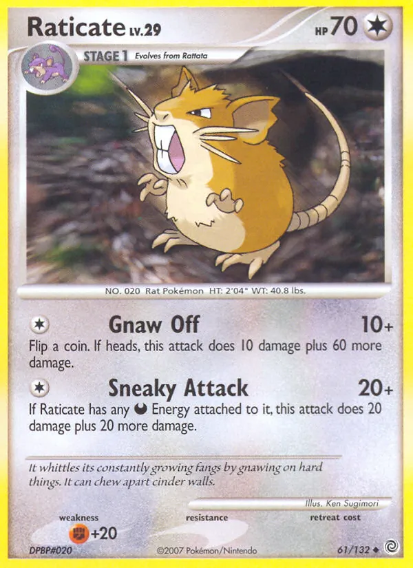Raticate (Secret Wonders #61/132)