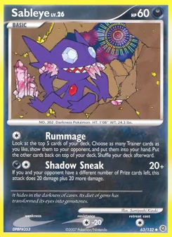 Sableye (Secret Wonders #63/132)