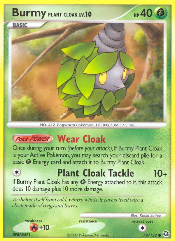 Burmy Plant Cloak (Secret Wonders #78/132)