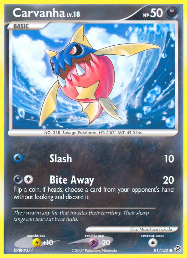 Carvanha (Secret Wonders #81/132)