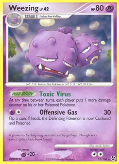 Weezing (Incontri Leggendari #31/106)