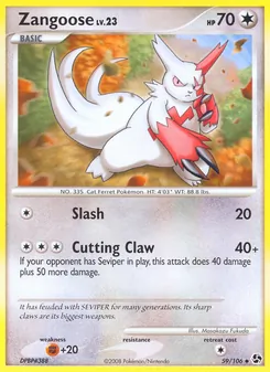 Zangoose (Great Encounters #59/106)