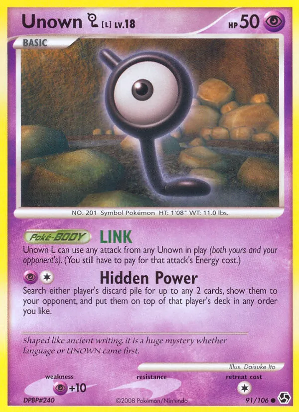 Unown L (Great Encounters #91/106)