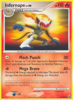 Infernape (Majestic Dawn #22/100)