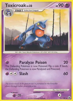 Toxicroak (Majestic Dawn #31/100)
