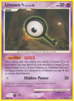 Unown Q (Majestic Dawn #49/100)