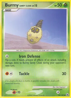Burmy Sandy Cloak (Majestic Dawn #54/100)