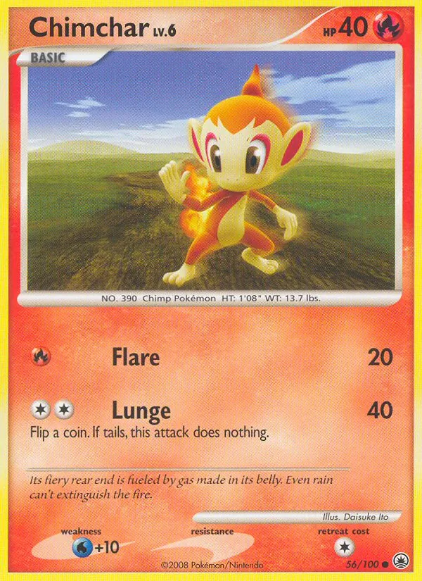 Chimchar (Majestic Dawn #56/100)