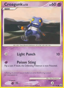 Croagunk (Majestic Dawn #60/100)