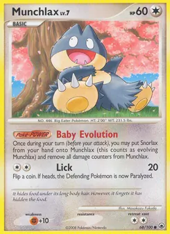 Munchlax (Majestic Dawn #68/100)