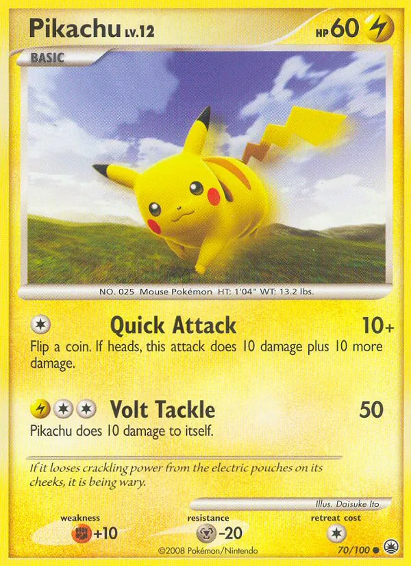 Pikachu (Majestic Dawn #70/100)